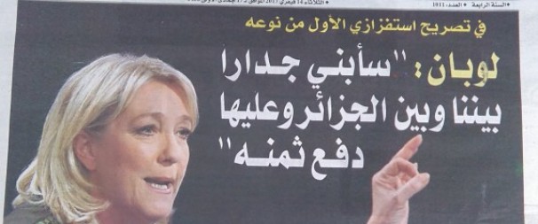 Un journal algérien prend au sérieux un canular du Gorafi sur Marine Le Pen et en fait sa Une