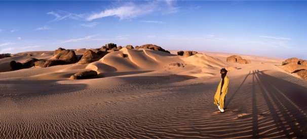 Le désert algérien filmé par des Russes