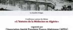 Conférence autour du thème « Histoire de la Médecine en Algérie » au CCA à Paris