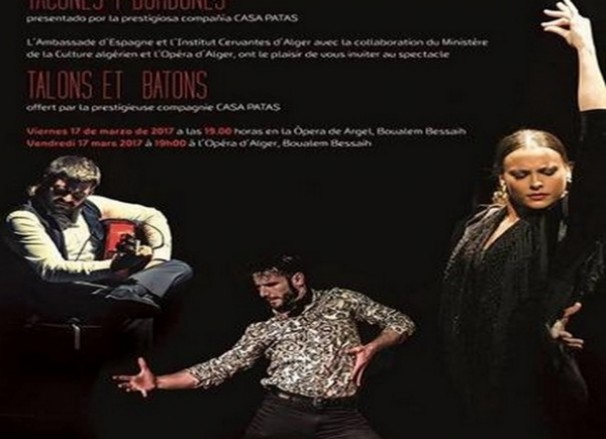 La Compagnie « Casa Patas » de musique flamenco anime un concert à Alger