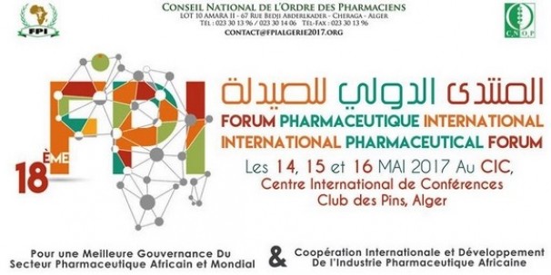 Forum pharmaceutique international à Alger du 14 au 16 mai 2017