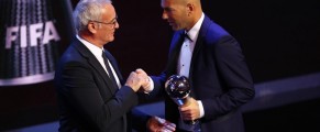 Zidane Sacré meilleur entrainer de l’année 2017